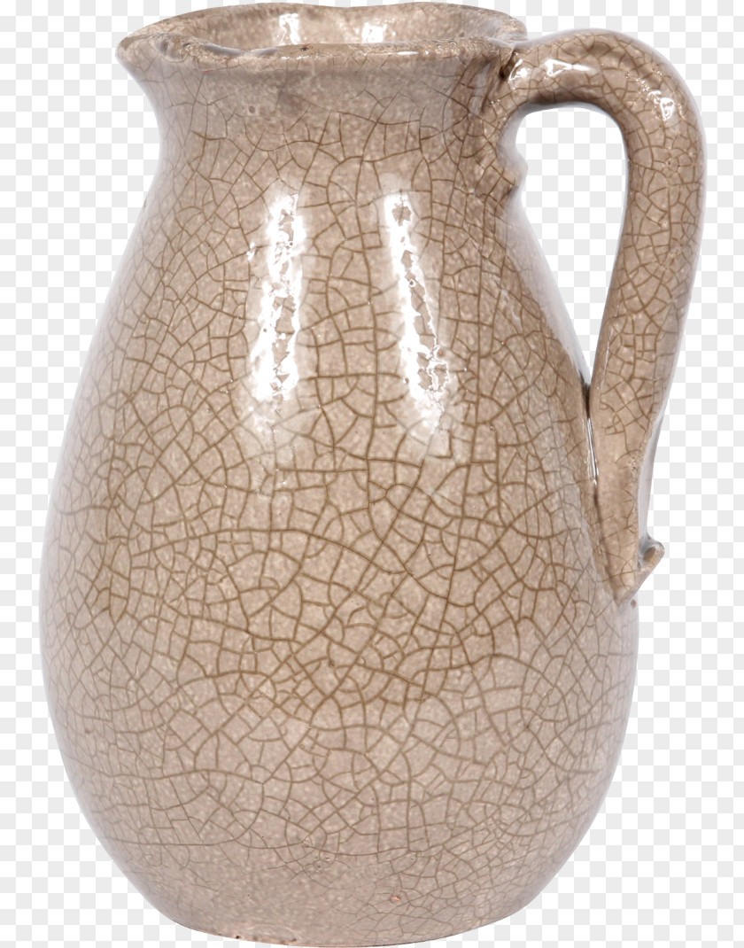 Tall Rustic Flower Pots Jug Vase Ceramic Pottery Pitcher PNG