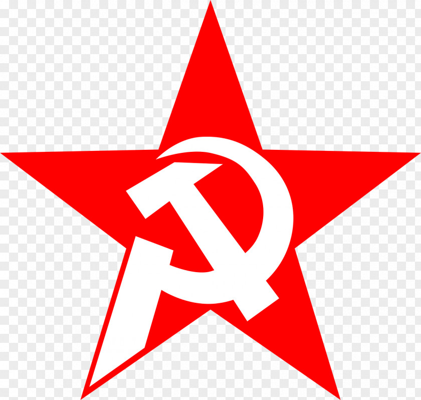 The Red Five-pointed Star Soviet Union T-shirt Hammer And Sickle Russian Revolution PNG