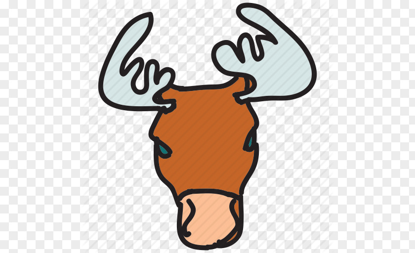 Cartoon Cow Reindeer Animation Icon PNG