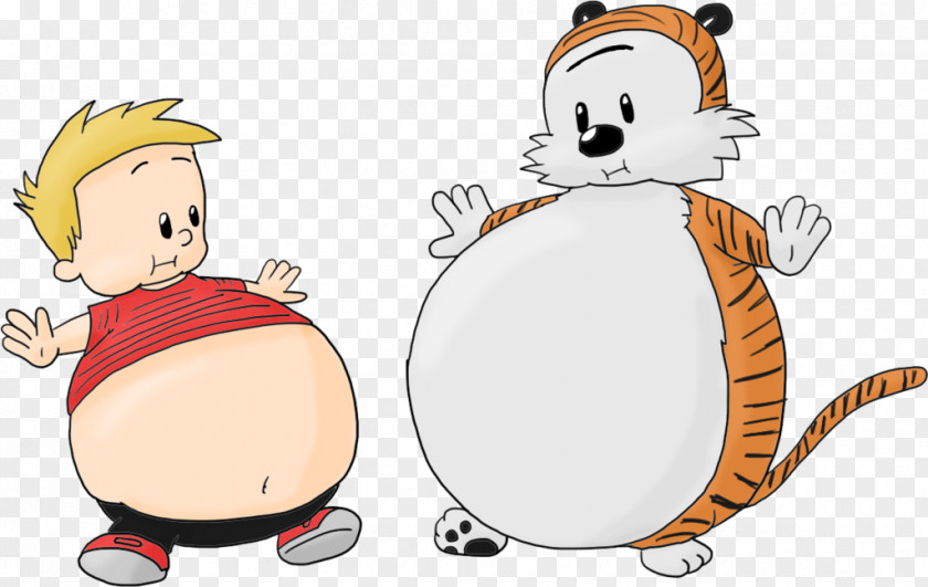 Cat Teaching With Calvin And Hobbes PNG