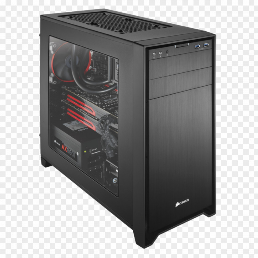 Computer Cases & Housings MicroATX Corsair Components Power Supply Unit PNG