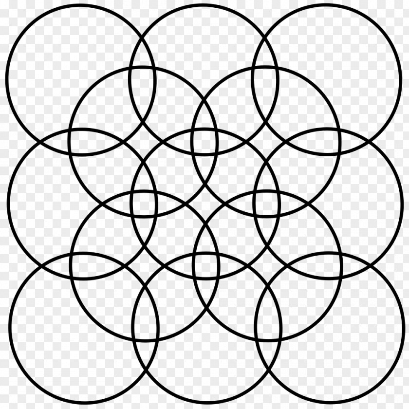 Flowers Circle Line Art Drawing Clip PNG