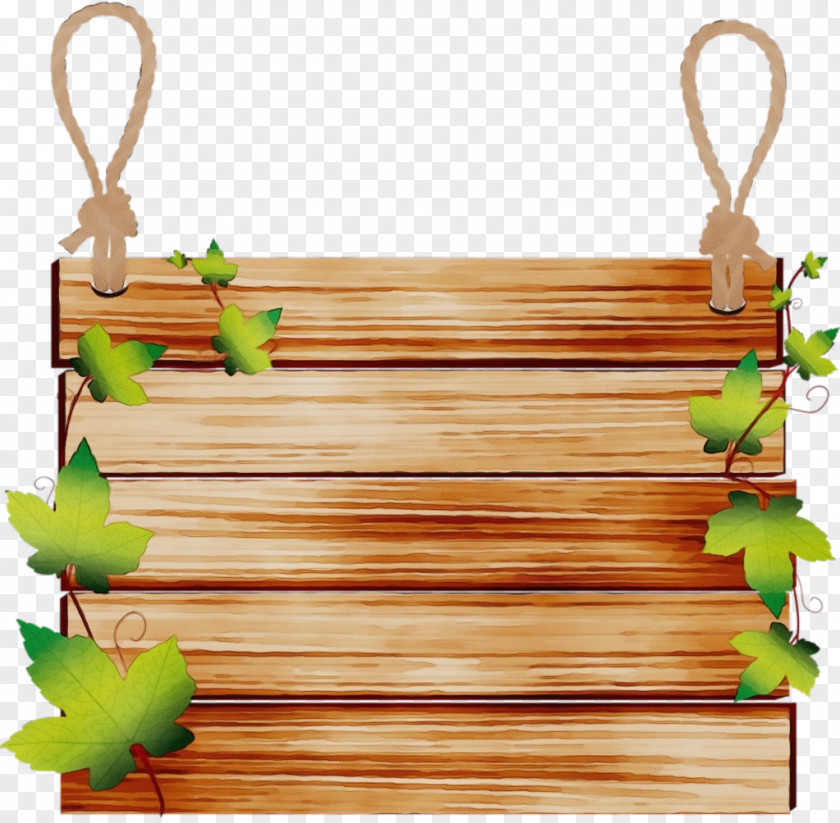 Hardwood Plant Transparency Wood Plank Sign Hanging PNG