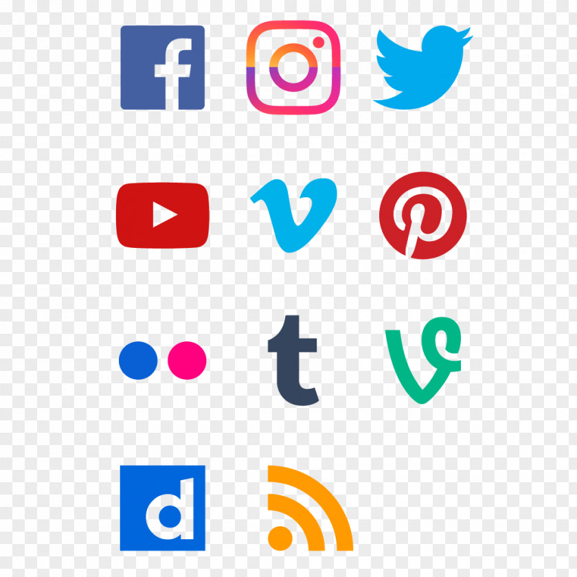 Social Media Network Logo PNG