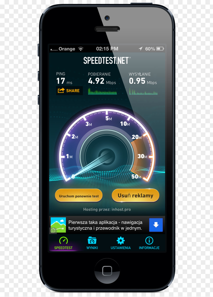 Speed Meter Speedtest.net Internet T-Mobile US, Inc. 4G PNG