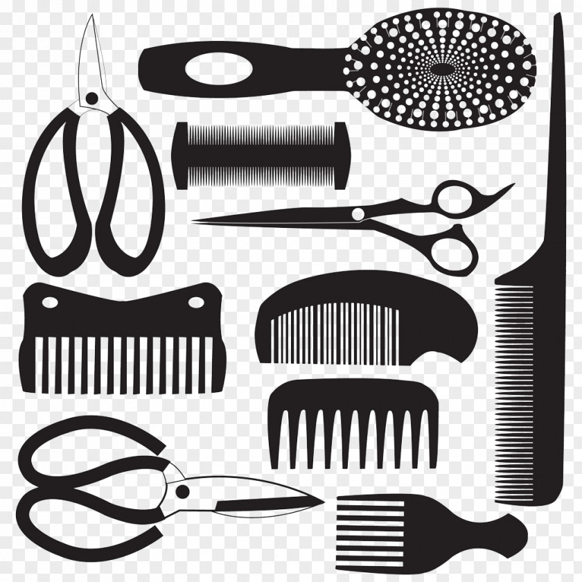 Comb Scissors Stock Photography Illustration PNG