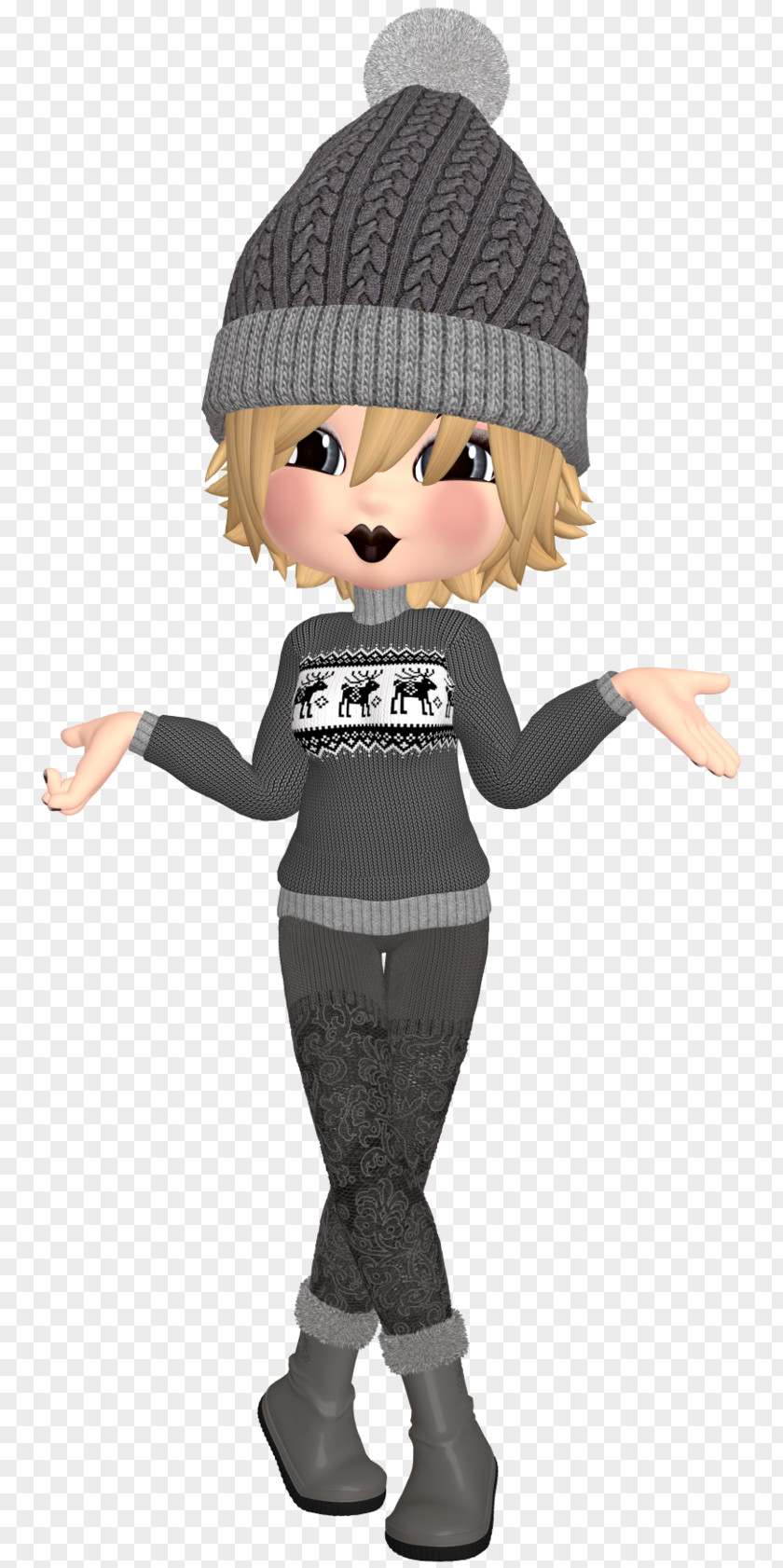 Creative Doll Cartoon PNG