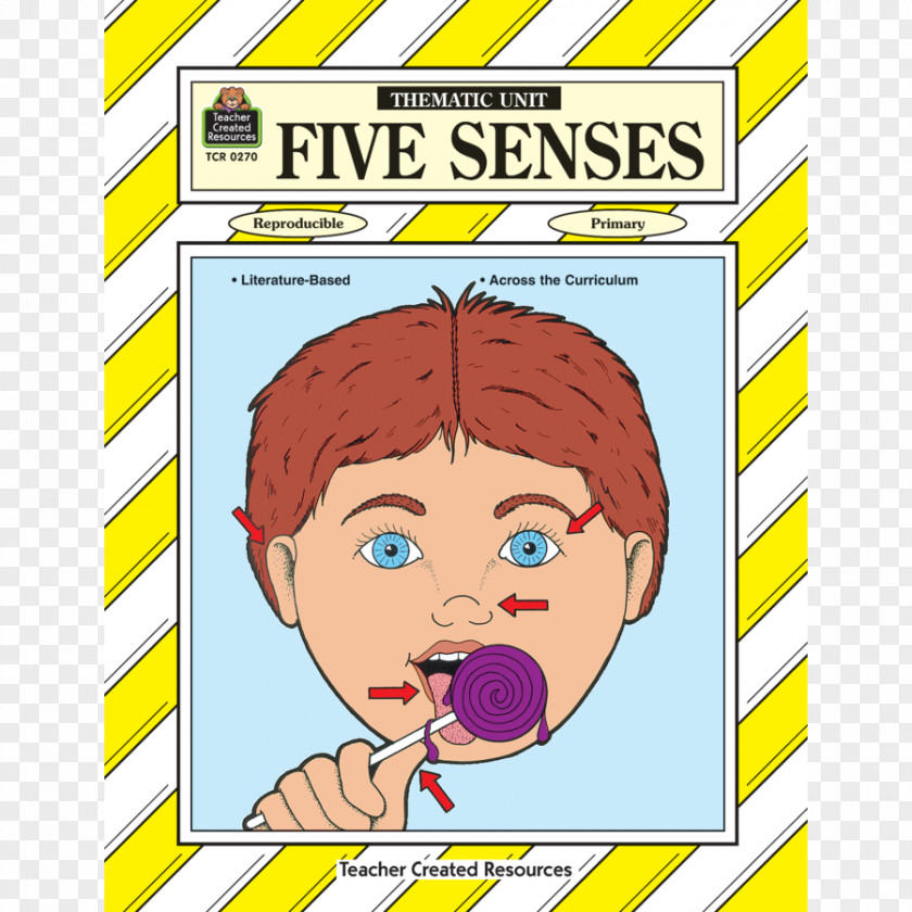 Five Senses Thematic Unit Comics Cartoon Human Behavior PNG