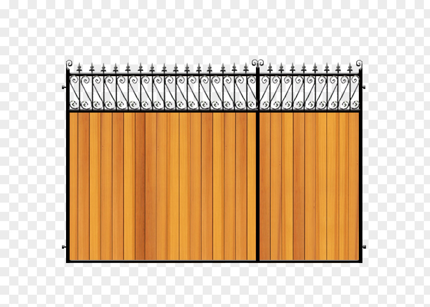 Wrought Iron Gate Picket Fence Wood Stain Line Angle PNG