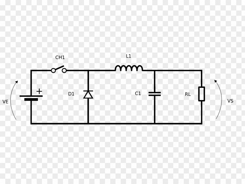 Buck Converter Countertop Switched-mode Power Supply Network Topology PNG