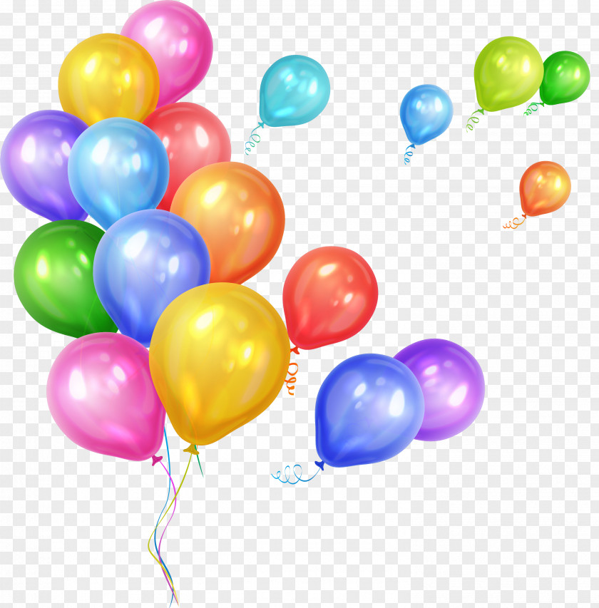 Colorful Dream Balloon Gas Party Birthday PNG