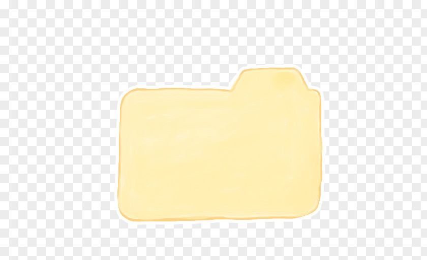 Folder Vanilla Rectangle Yellow PNG