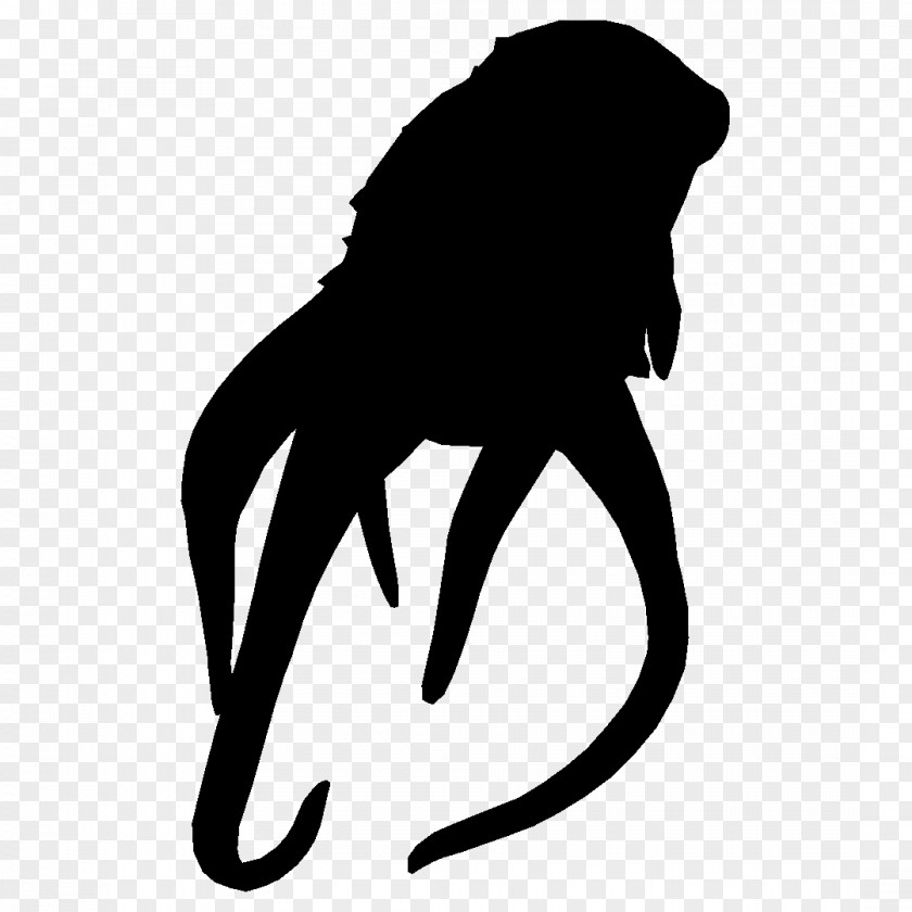Indian Elephant Clip Art Character Silhouette PNG