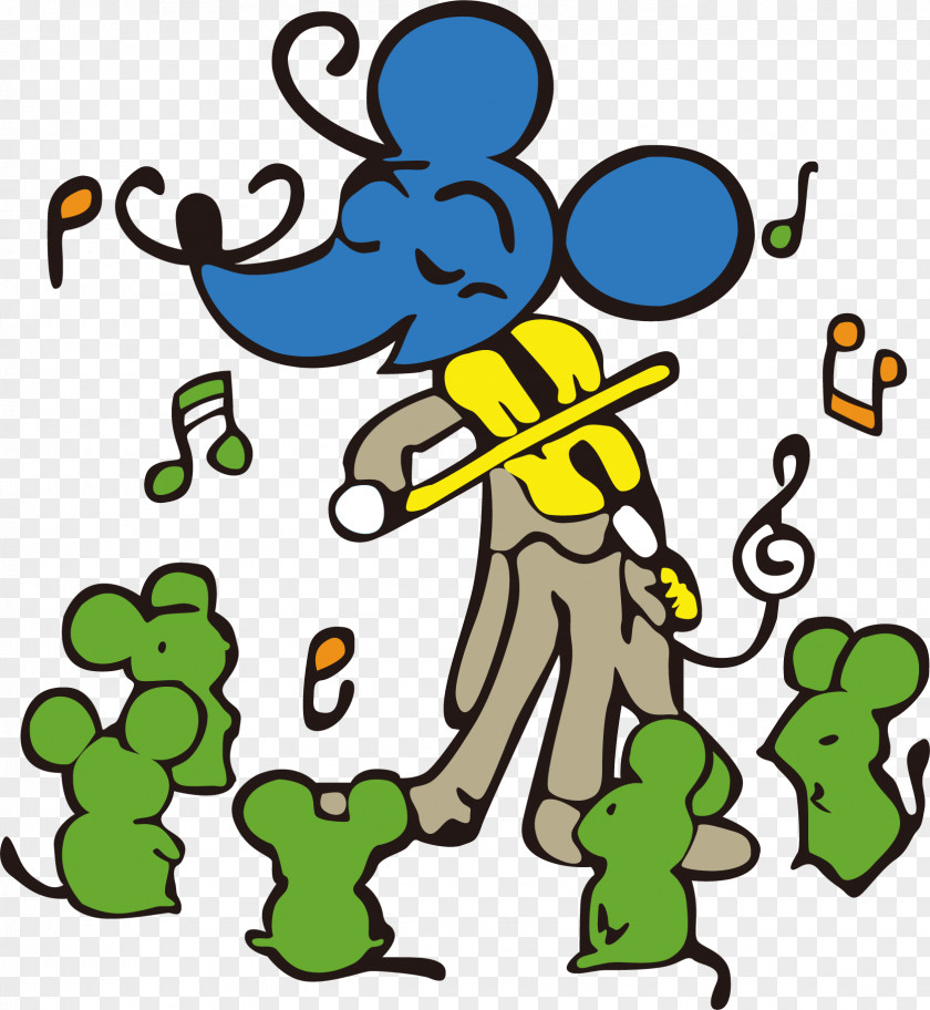 Mickey Mouse Playing The Violin Clip Art PNG