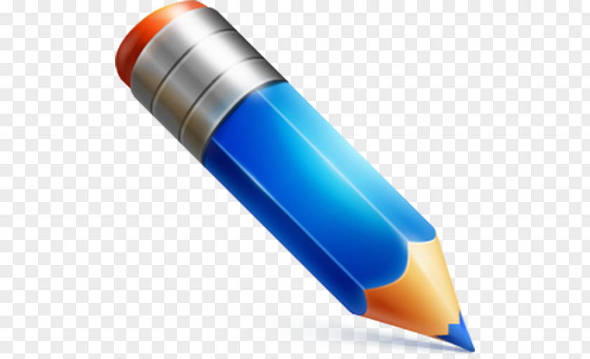 Pencil Blue Drawing PNG