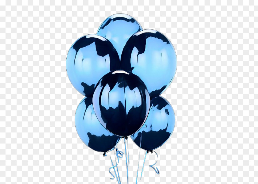 Plant Party Supply Blue Balloon PNG
