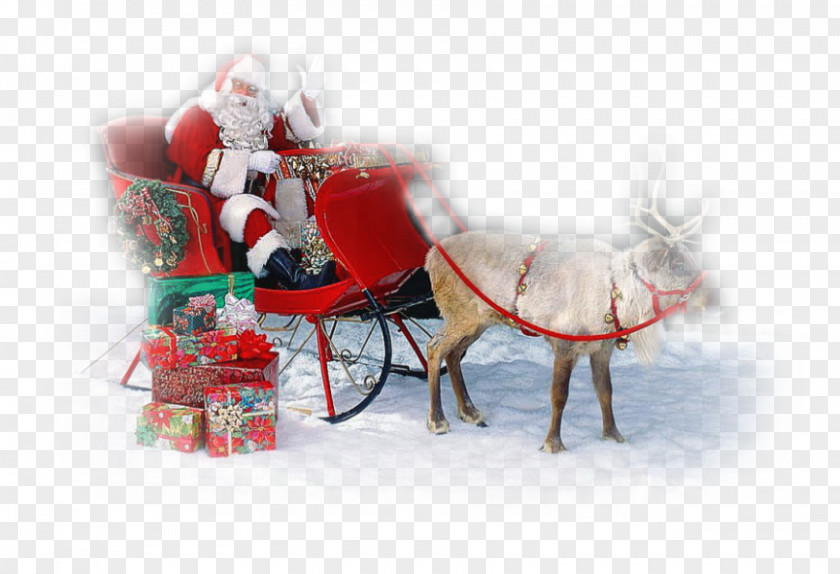 Santa Claus Desktop Wallpaper Reindeer Christmas Rudolph PNG