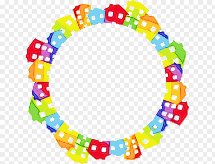 Toy Infant Line Circle PNG