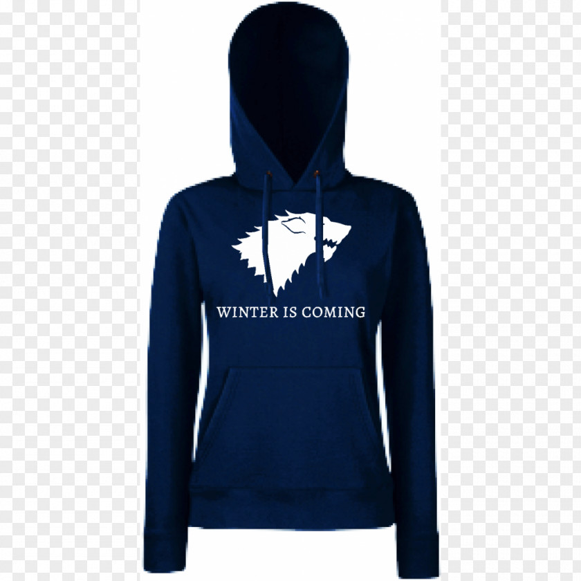 Winter Is Coming T-shirt House Stark Bluza Cotton PNG