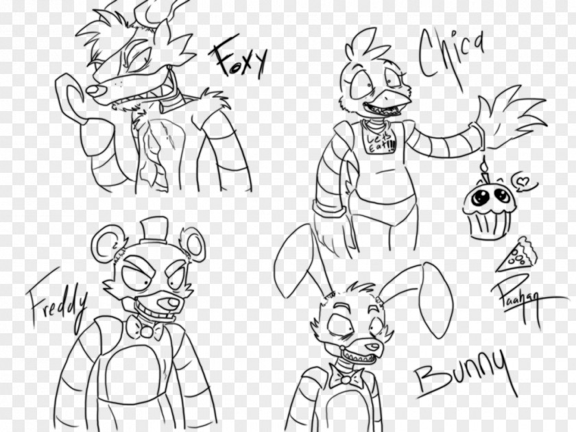 Candys Five Nights At Freddy's 2 Freddy's: Sister Location Drawing Line Art Sketch PNG