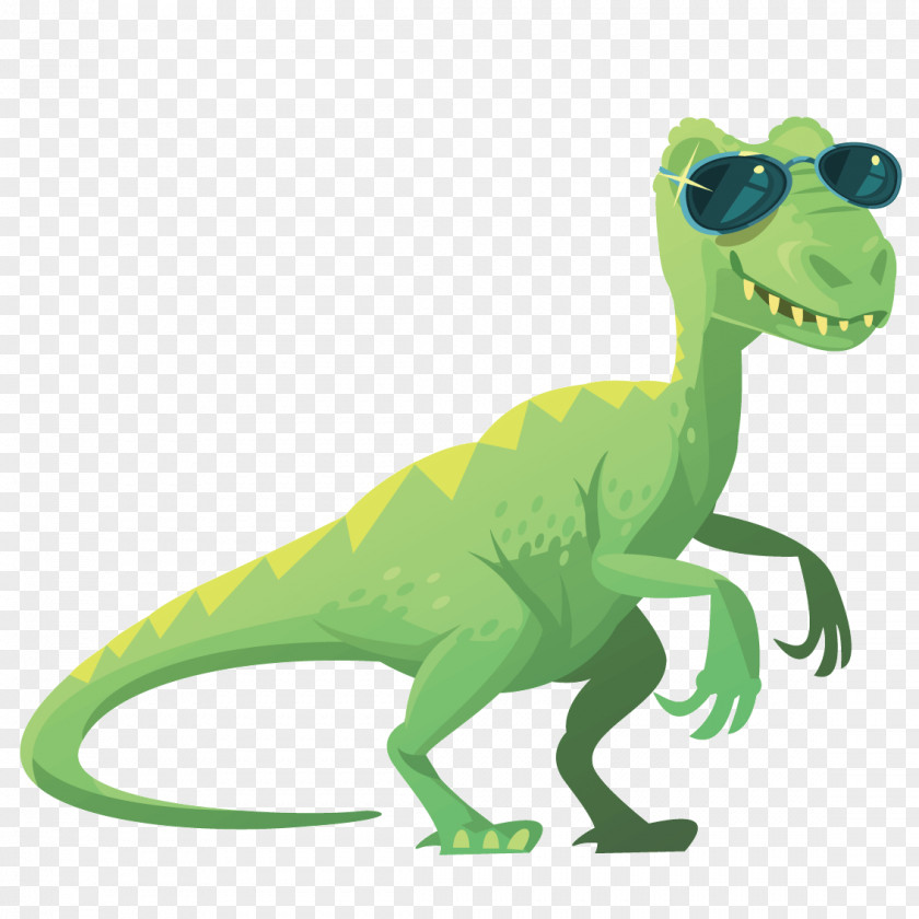 Cartoon Dinosaur Wearing Sunglasses Photography Royalty-free Illustration PNG