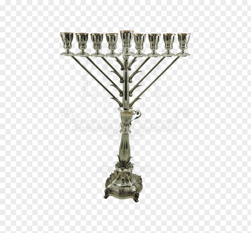 First Day Of Chanukah Menorah Hanukkah Elite Sterling Chabad Candlestick PNG