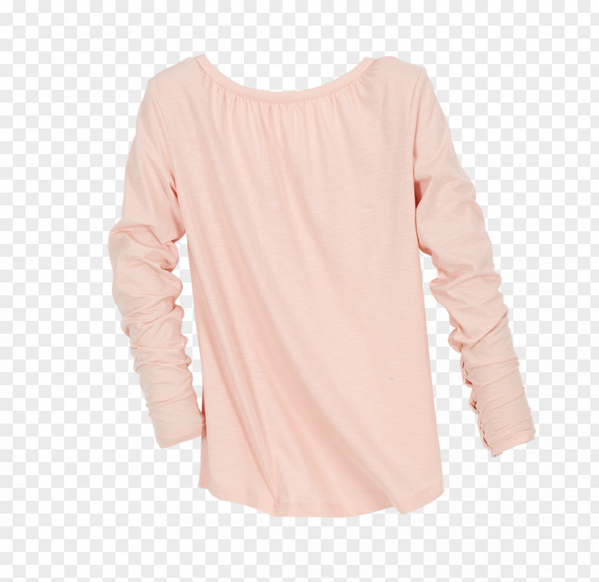 Fl[ating Rose Long-sleeved T-shirt Shoulder Blouse PNG