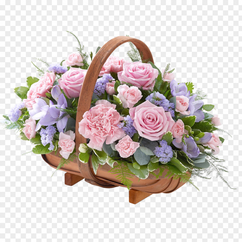 Flower Garden Roses Floral Design Floristry Basket PNG