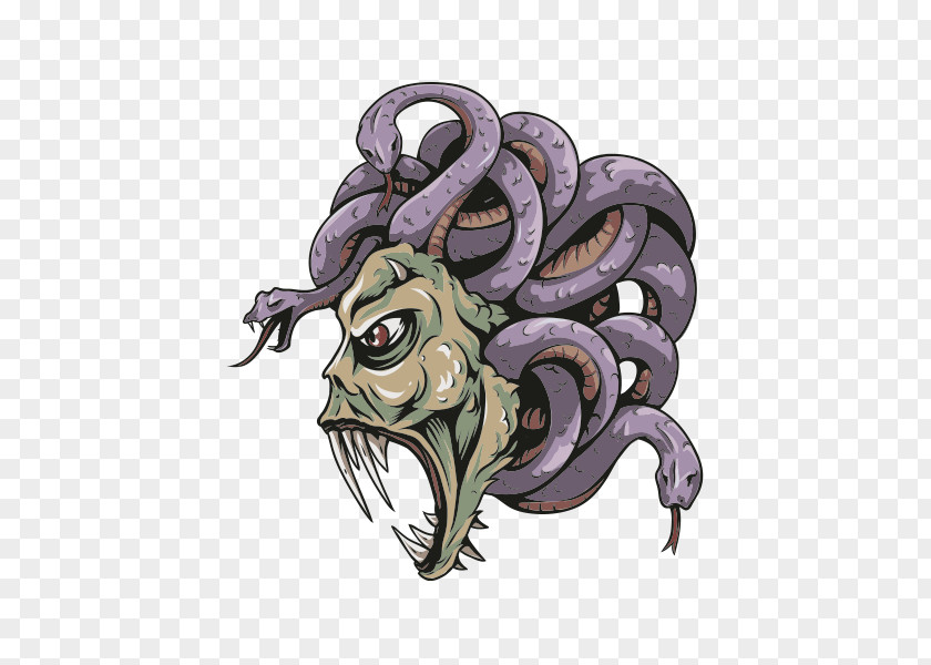 Monster Legendary Creature Lernaean Hydra Drawing Medusa PNG