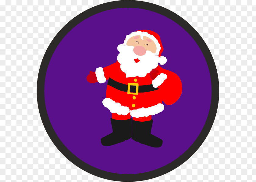 Blank Badge Santa Claus Father Christmas 2 Day Noel Baba Tree PNG