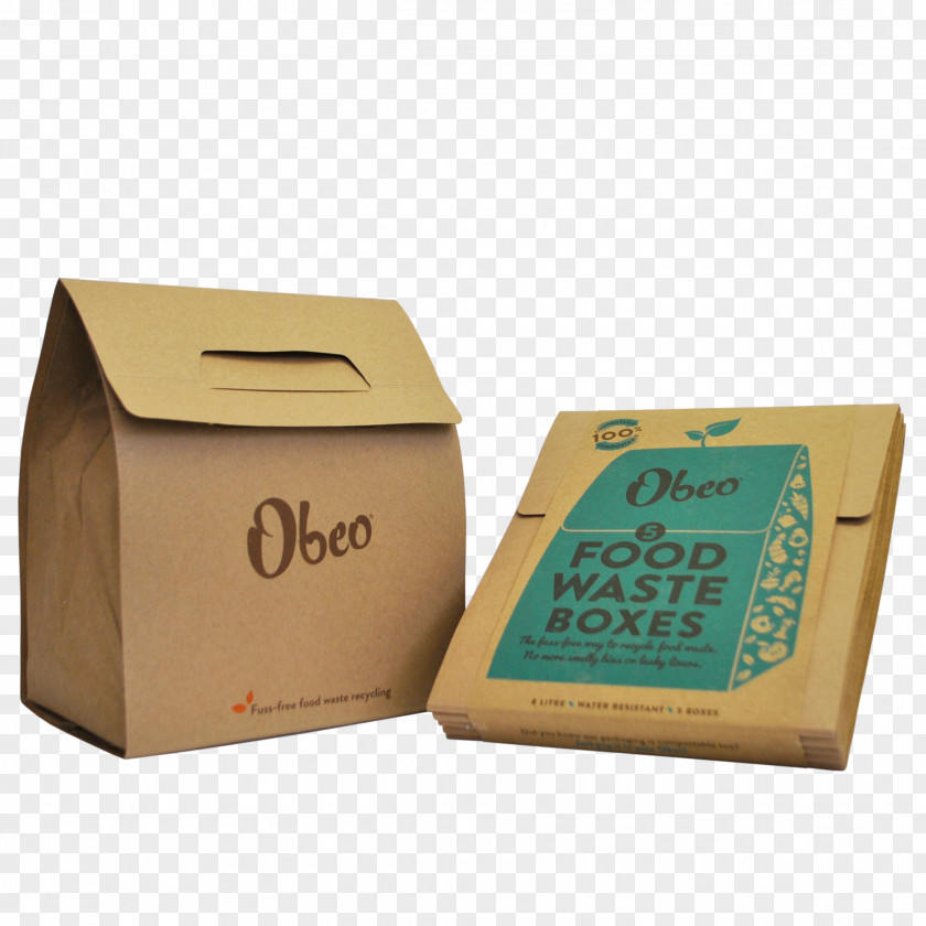 Box Paper Food Waste PNG