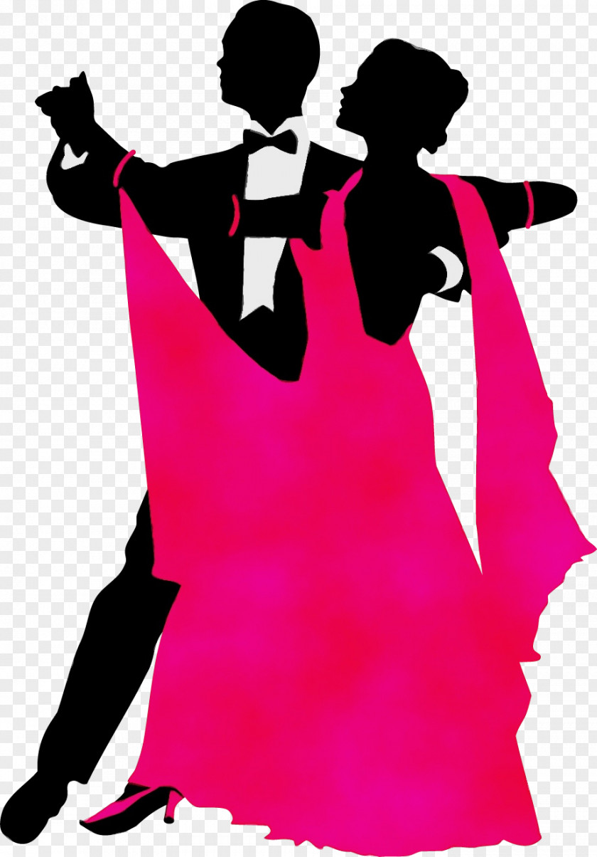 Dancer Dancesport Watercolor Cartoon PNG