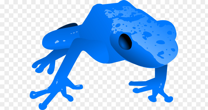 Frog Blue Poison Dart Clip Art Golden PNG