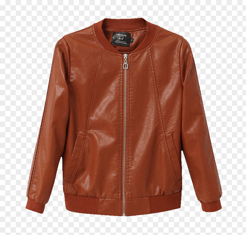 Puño Leather Jacket PNG