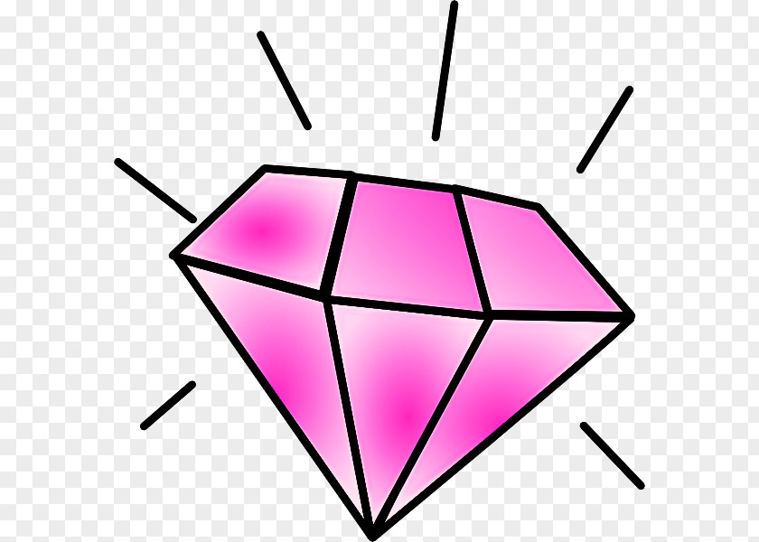 Symmetry Triangle Pink Line Clip Art Magenta PNG