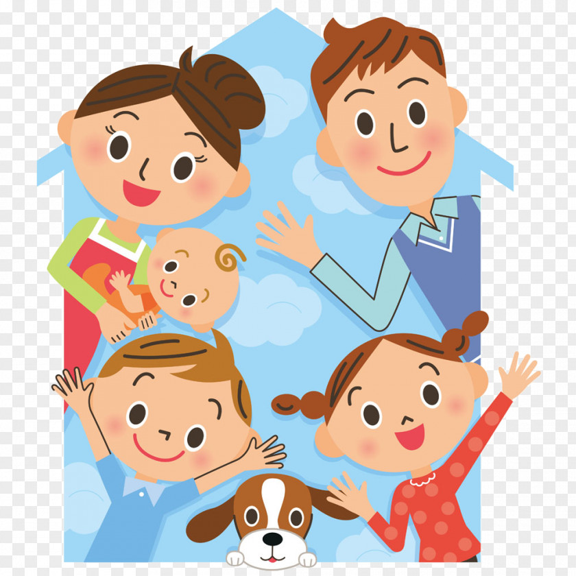Cartoon Family Icon PNG