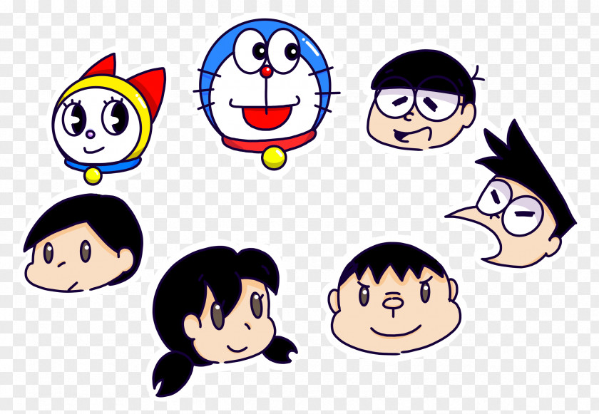 Doraemon Hidetoshi Dekisugi Megumi Oka Nobita Nobi Shizuka Minamoto Drawing PNG