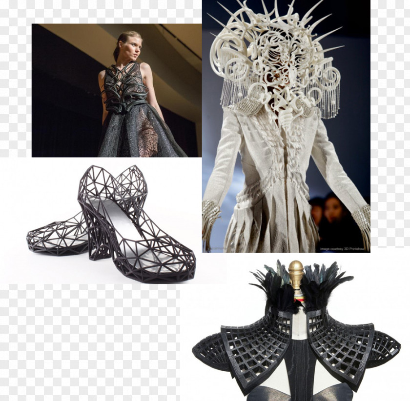 Fashion Personality Clothing Three-dimensional Space Costume Design PNG