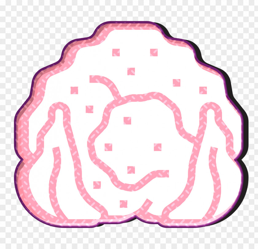Food And Restaurant Icon Cauliflower Fruit Vegetable PNG