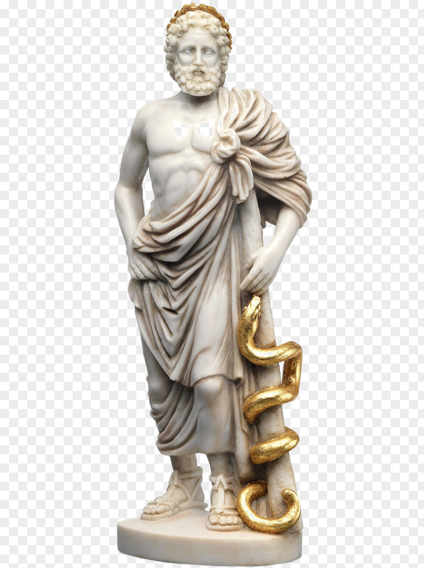 Greek Statue Rod Of Asclepius Medicine Mythology Hygieia PNG