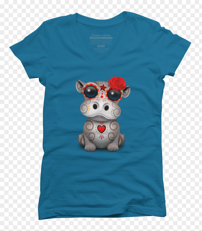 Hippo T-shirt Clothing Sleeve Hippopotamus Bluza PNG