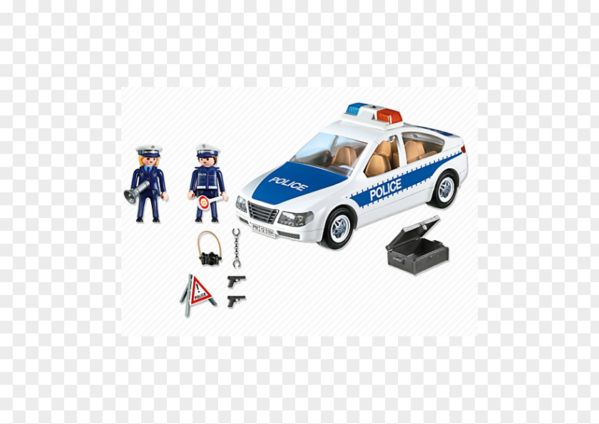 Police Playmobil Car Toy Officer PNG