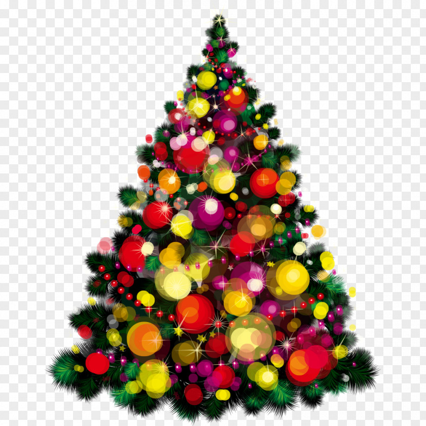 The Most Beautiful Christmas Tree Clip Art PNG