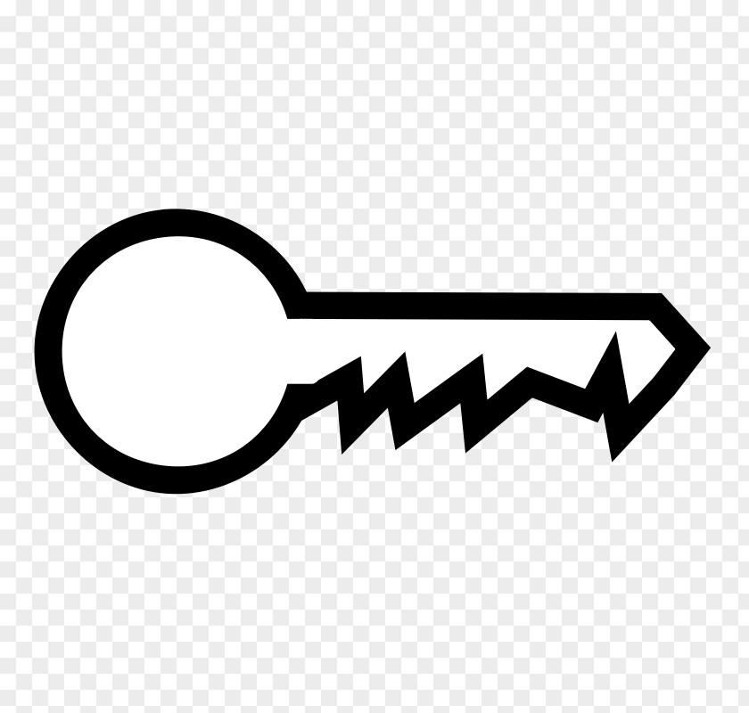 A Picture Of Key Outline Clip Art PNG