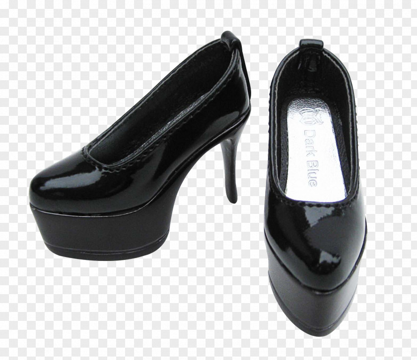 Black Shoes Slipper Shoe High-heeled Footwear Ball-jointed Doll PNG