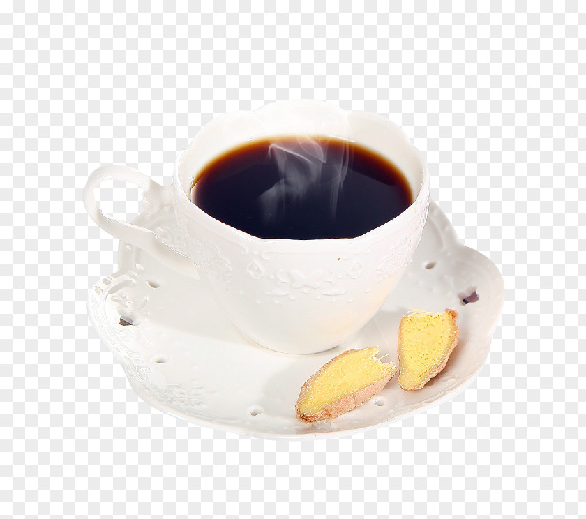 Ginger Brown Sugar Water Material Tea Espresso PNG