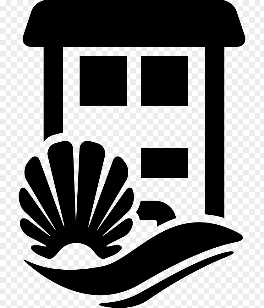 Logo Blackandwhite House Icon PNG