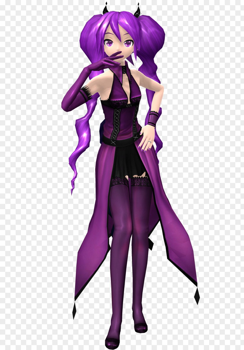 Violet Hatsune Miku Purple Utau Japanese Idol Vocaloid PNG