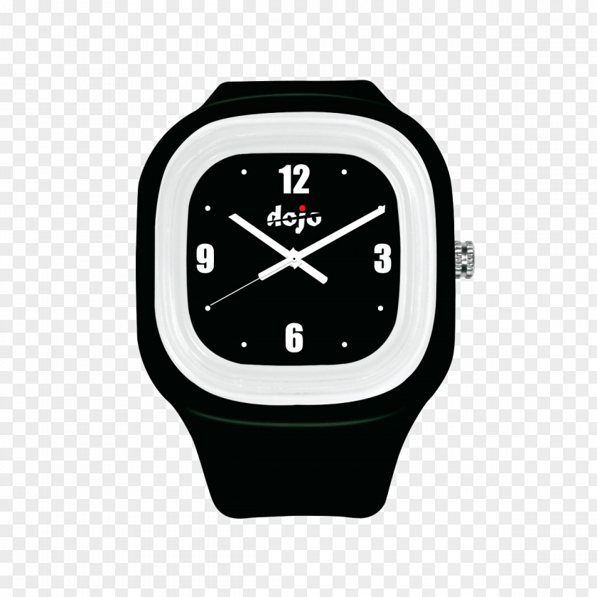 Watch Black And White Green Blue PNG