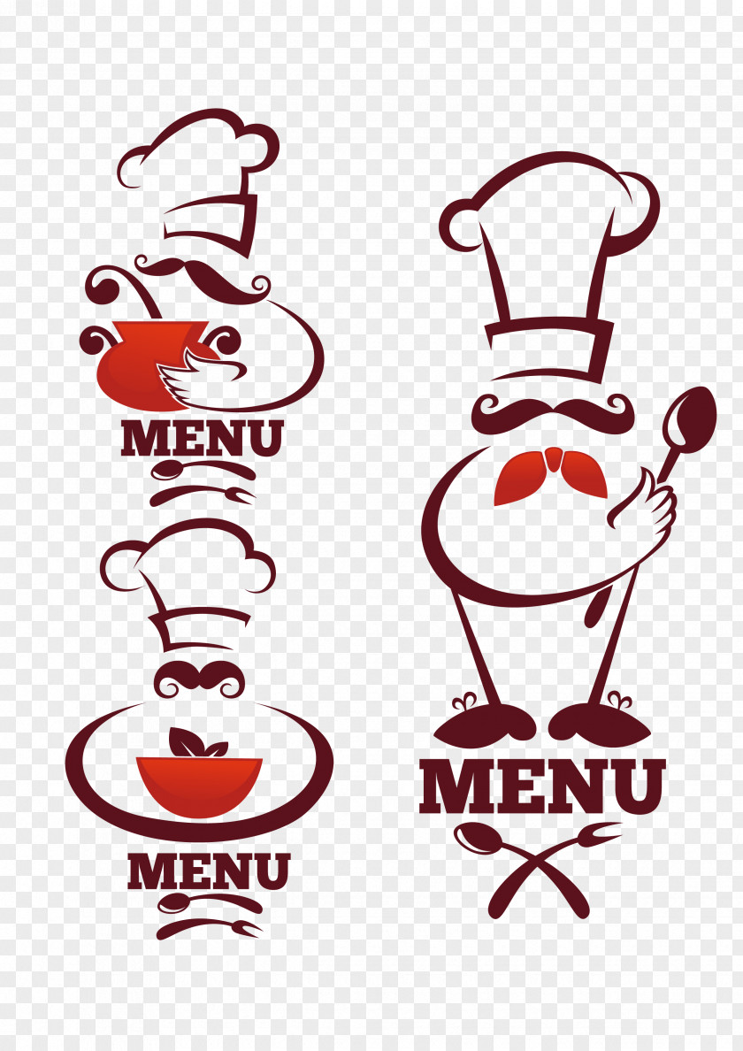 Western Chefs Logo Vector Material Pizza Personal Chef Chef's Uniform PNG